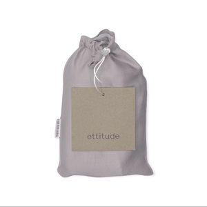 NEW Ettitude Travel Pillowcase Bamboo Lyocell Standard Size Mist Color w/ Pouch